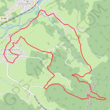 Itinéraire Chemins du Cœur des Vosges - La Combe, distance, dénivelé, altitude, carte, profil, trace GPS