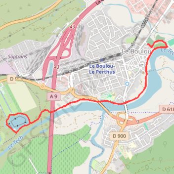 Itinéraire Le lac de Saint Jean Pla de Cors au départ du Boulou, distance, dénivelé, altitude, carte, profil, trace GPS