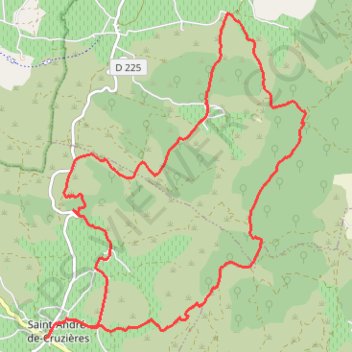 Itinéraire Montagne de la Serre, distance, dénivelé, altitude, carte, profil, trace GPS