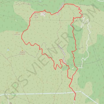 Itinéraire La Bourdonniere Pilon du Roi, distance, dénivelé, altitude, carte, profil, trace GPS