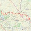 Itinéraire GR 128 De Wulverdinghe à Bailleul (Nord) (2021), distance, dénivelé, altitude, carte, profil, trace GPS