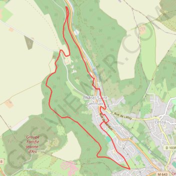 Itinéraire NewTrack, distance, dénivelé, altitude, carte, profil, trace GPS