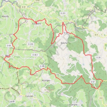 Itinéraire De Mars à Juin, distance, dénivelé, altitude, carte, profil, trace GPS