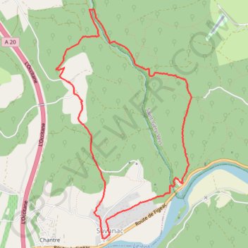 Itinéraire 46-328, distance, dénivelé, altitude, carte, profil, trace GPS