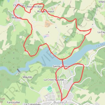 Itinéraire [Itinéraire] Les trois villages, distance, dénivelé, altitude, carte, profil, trace GPS