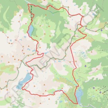 Itinéraire Boucle 3 jours dans le Péric, distance, dénivelé, altitude, carte, profil, trace GPS
