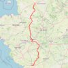 Itinéraire total fini 510km, distance, dénivelé, altitude, carte, profil, trace GPS