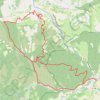Itinéraire Saint-Jalle - Col d'Oglon - Aiguillette, distance, dénivelé, altitude, carte, profil, trace GPS