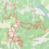 Itinéraire Génissac, distance, dénivelé, altitude, carte, profil, trace GPS