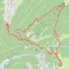 Itinéraire Prapators, distance, dénivelé, altitude, carte, profil, trace GPS