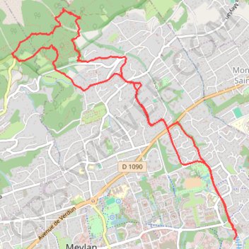 Itinéraire Rochassonade, distance, dénivelé, altitude, carte, profil, trace GPS