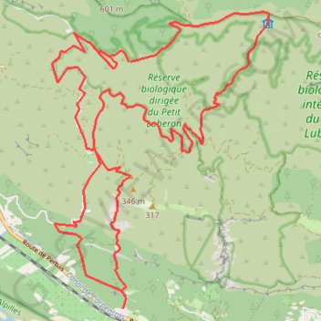 Itinéraire Boucle luberon, distance, dénivelé, altitude, carte, profil, trace GPS