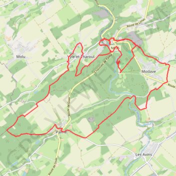 Itinéraire Pont de Bonne, distance, dénivelé, altitude, carte, profil, trace GPS
