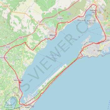 Itinéraire Route, distance, dénivelé, altitude, carte, profil, trace GPS