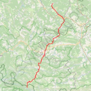 Itinéraire GR91 Randonnée de Miscon (Drôme) à Brantes (Vaucluse), distance, dénivelé, altitude, carte, profil, trace GPS