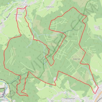 Itinéraire Moulin-du-Ruy, distance, dénivelé, altitude, carte, profil, trace GPS