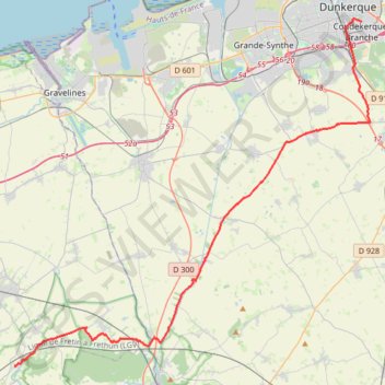 Itinéraire NewTrack, distance, dénivelé, altitude, carte, profil, trace GPS