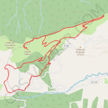 Itinéraire L'Arpille, distance, dénivelé, altitude, carte, profil, trace GPS