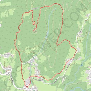 Itinéraire Tour de l'Aiguille de Quaix par la crête de la Raviole, distance, dénivelé, altitude, carte, profil, trace GPS