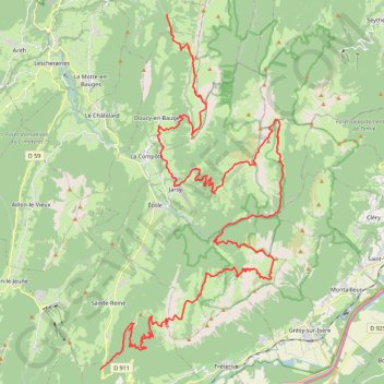 Itinéraire 2024-04-09 18:05:29, distance, dénivelé, altitude, carte, profil, trace GPS