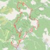 Itinéraire Cevennes, distance, dénivelé, altitude, carte, profil, trace GPS