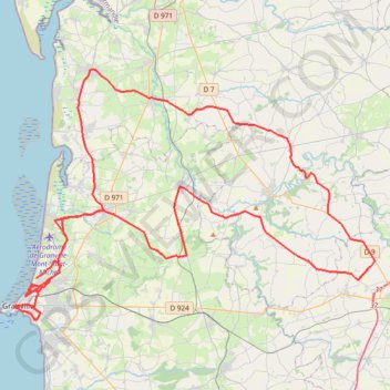 Itinéraire TM2025 ET5 Donville Granville V3-19471681, distance, dénivelé, altitude, carte, profil, trace GPS