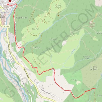 Itinéraire Gr A Saint Martin-Vésubie, distance, dénivelé, altitude, carte, profil, trace GPS