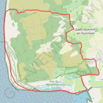 Itinéraire Les crocs - Saint-Quentin-en-Tourmont, distance, dénivelé, altitude, carte, profil, trace GPS
