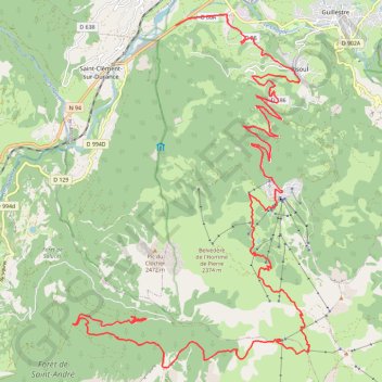 Itinéraire 10-OCT-21 15:54:34, distance, dénivelé, altitude, carte, profil, trace GPS