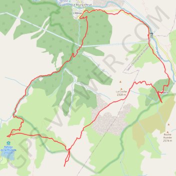 Itinéraire Cime du Pied de Barry (Écrins), distance, dénivelé, altitude, carte, profil, trace GPS