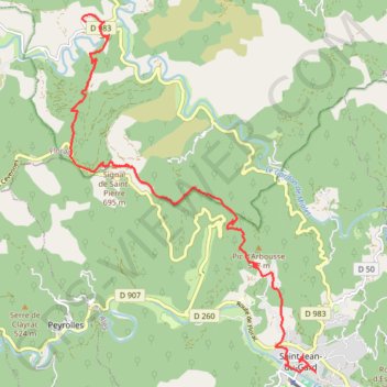 Itinéraire 2013-06-06 08:39:55 Chronomètre, distance, dénivelé, altitude, carte, profil, trace GPS