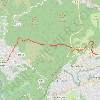 Itinéraire APL2025 DEF v4, distance, dénivelé, altitude, carte, profil, trace GPS