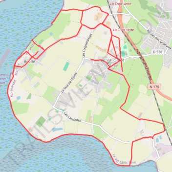 Itinéraire COURIR POUR SERVIR, distance, dénivelé, altitude, carte, profil, trace GPS