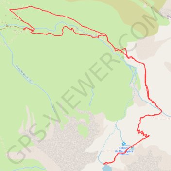 Itinéraire Lac de Maucapéra, distance, dénivelé, altitude, carte, profil, trace GPS