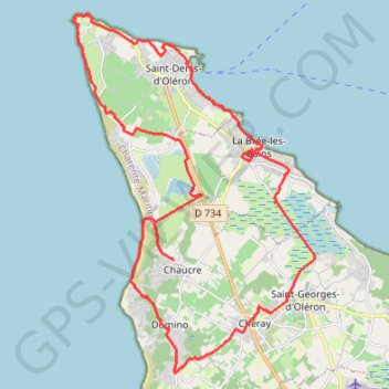 Itinéraire Oléron Nord de l’île et ses multiples paysages, distance, dénivelé, altitude, carte, profil, trace GPS