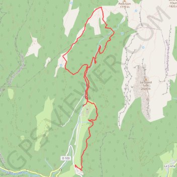 Itinéraire Grande chartreuse, distance, dénivelé, altitude, carte, profil, trace GPS