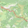 Itinéraire cevennes ane 1 - 2021, distance, dénivelé, altitude, carte, profil, trace GPS