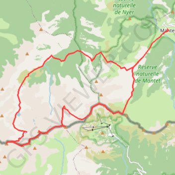 Itinéraire Pics de la Fossa del Gegant, de la Vaca, de l'Infern, du Géant, de Prats de Bassibès, de la Dona par la Carança depuis Mantet, distance, dénivelé, altitude, carte, profil, trace GPS