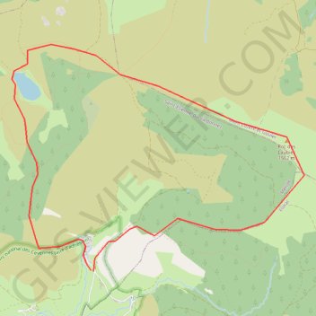 Itinéraire Mont-Lozère ouest à partir des Laubies, distance, dénivelé, altitude, carte, profil, trace GPS