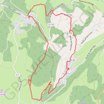 Itinéraire AUTOIRE 06 12:25:43, distance, dénivelé, altitude, carte, profil, trace GPS