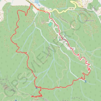 Itinéraire Circuit des 3 cocotiers via les 3 sapins, distance, dénivelé, altitude, carte, profil, trace GPS