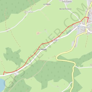 Itinéraire 4 févr. 2023 15:05:21, distance, dénivelé, altitude, carte, profil, trace GPS