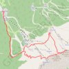 Itinéraire La grande Moucherolle - Par la clos de la Balme, distance, dénivelé, altitude, carte, profil, trace GPS