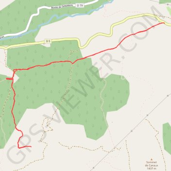 Itinéraire Sur les pentes de l'Audibergue, distance, dénivelé, altitude, carte, profil, trace GPS