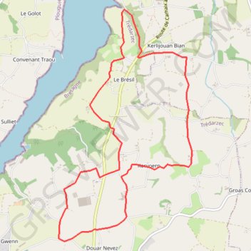 Itinéraire NewTrack, distance, dénivelé, altitude, carte, profil, trace GPS