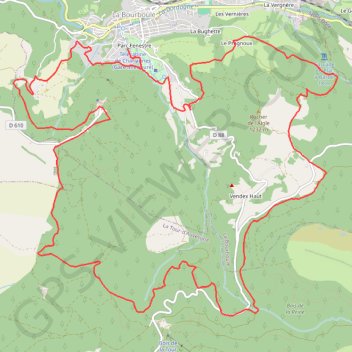 Itinéraire vtt-n18-circuit-chamablanc-la-bourboule, distance, dénivelé, altitude, carte, profil, trace GPS