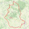 Itinéraire De Lavaré à Saint-Calais, distance, dénivelé, altitude, carte, profil, trace GPS