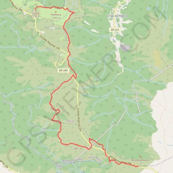 Itinéraire vereda do fanal, distance, dénivelé, altitude, carte, profil, trace GPS