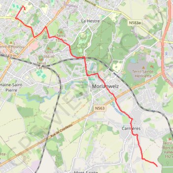 Itinéraire mais tivoli, distance, dénivelé, altitude, carte, profil, trace GPS
