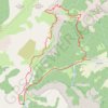Itinéraire Traversée des Rochers du Parquet, distance, dénivelé, altitude, carte, profil, trace GPS